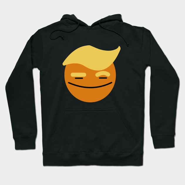 Trump Smile Face Hoodie by GoogsInkBlot